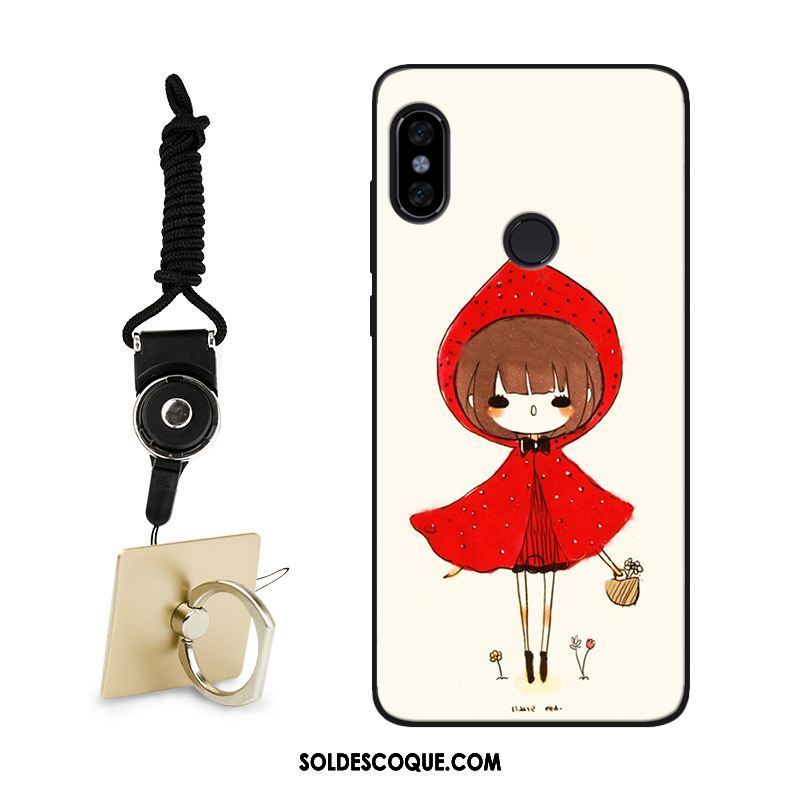 Coque Xiaomi Mi Max 3 Charmant Rouge Délavé En Daim Téléphone Portable Créatif En Vente