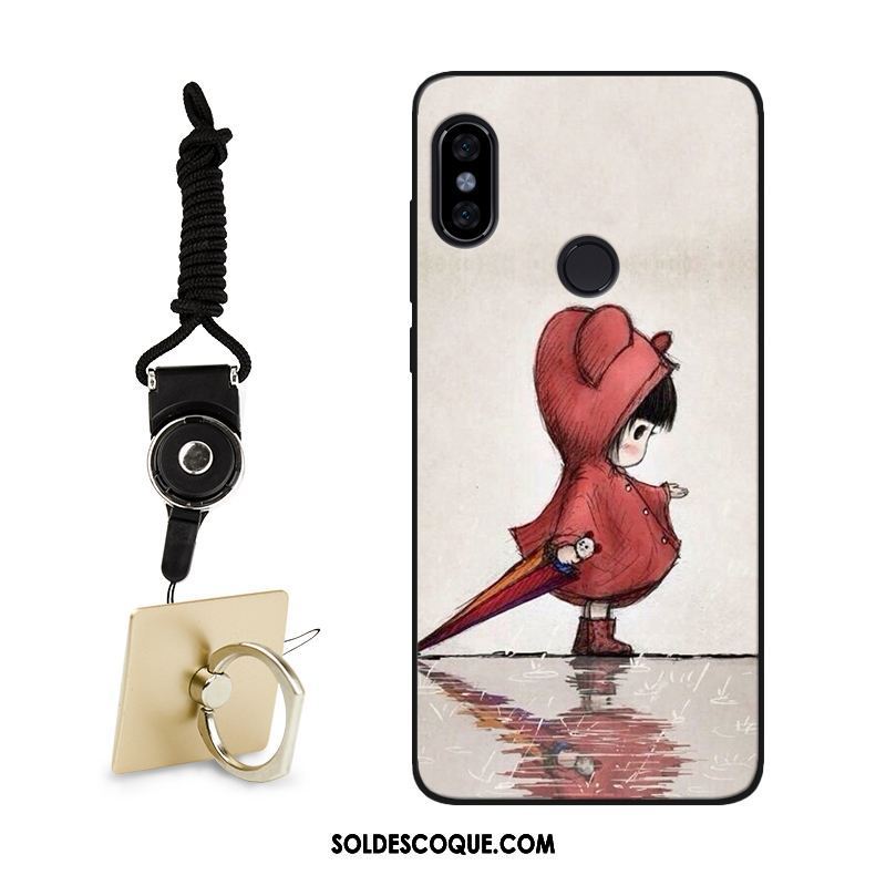 Coque Xiaomi Mi Max 3 Charmant Rouge Délavé En Daim Téléphone Portable Créatif En Vente