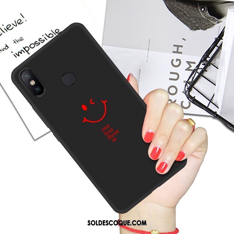 Coque Xiaomi Mi Max 3 Dessin Animé Tout Compris Noir Petit Étui En Ligne