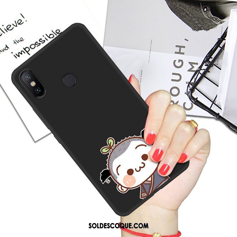 Coque Xiaomi Mi Max 3 Dessin Animé Tout Compris Noir Petit Étui En Ligne