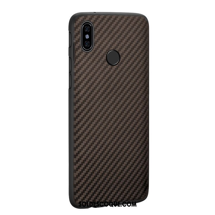 Coque Xiaomi Mi Max 3 Difficile Rouge Tout Compris Téléphone Portable Fibre Pas Cher