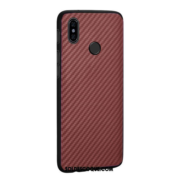 Coque Xiaomi Mi Max 3 Difficile Rouge Tout Compris Téléphone Portable Fibre Pas Cher