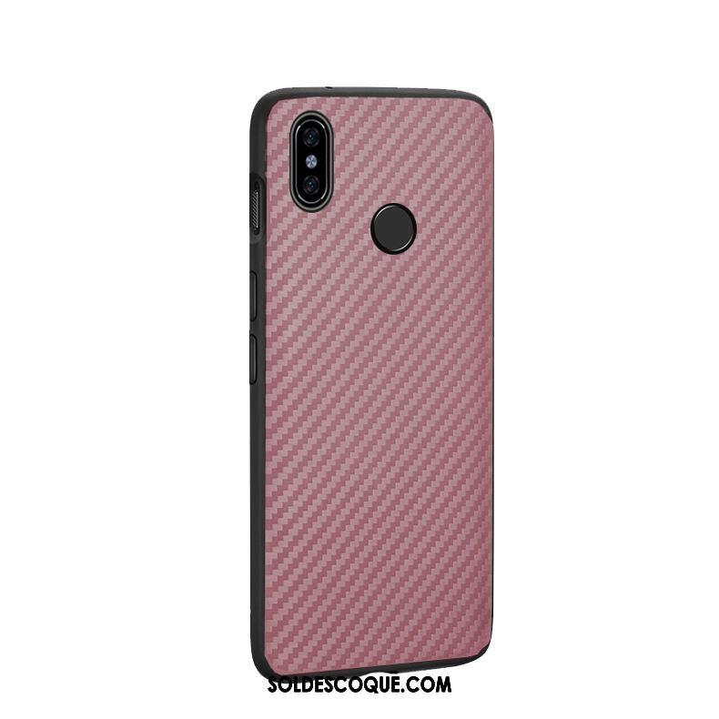 Coque Xiaomi Mi Max 3 Difficile Rouge Tout Compris Téléphone Portable Fibre Pas Cher