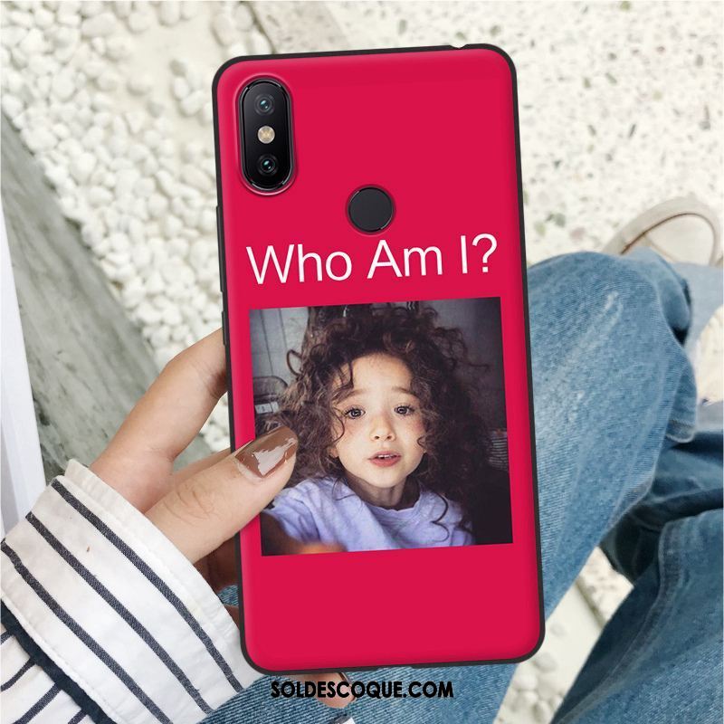 Coque Xiaomi Mi Max 3 Fluide Doux Silicone Téléphone Portable Tendance Rouge Soldes