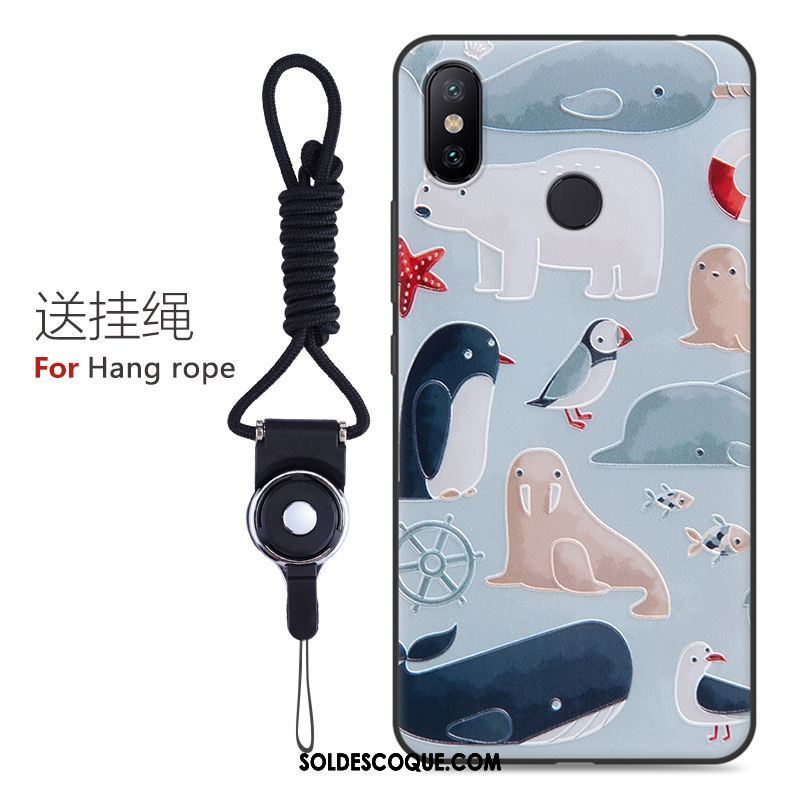 Coque Xiaomi Mi Max 3 Gaufrage Dessin Animé Étui Petit Téléphone Portable Pas Cher