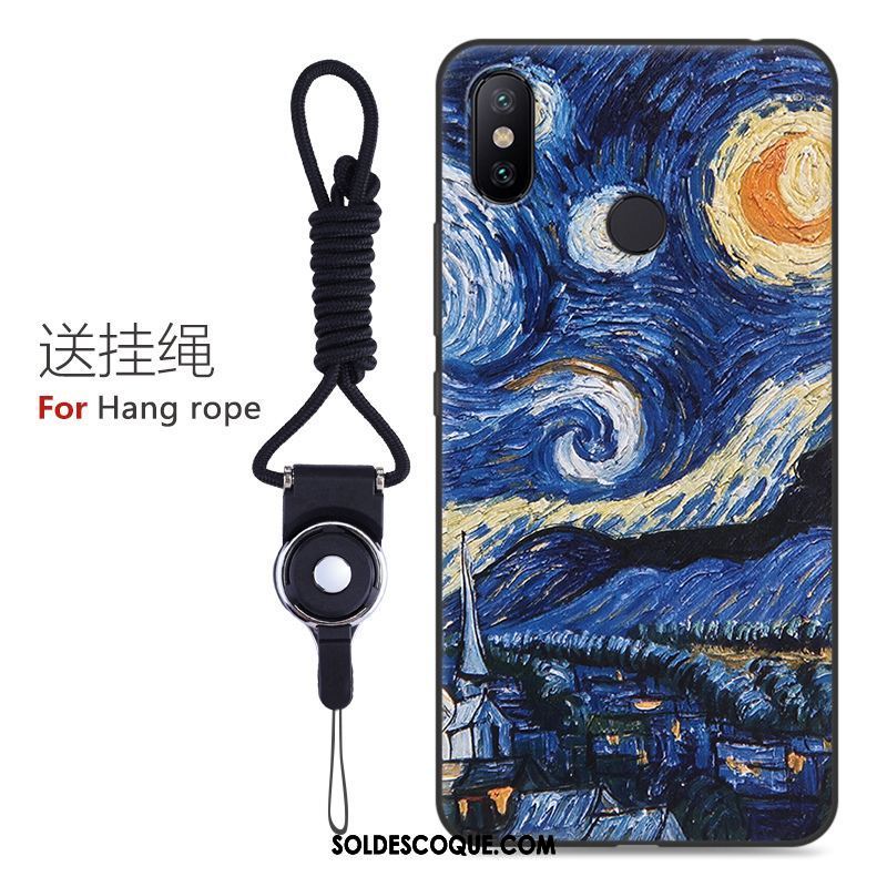 Coque Xiaomi Mi Max 3 Gaufrage Dessin Animé Étui Petit Téléphone Portable Pas Cher