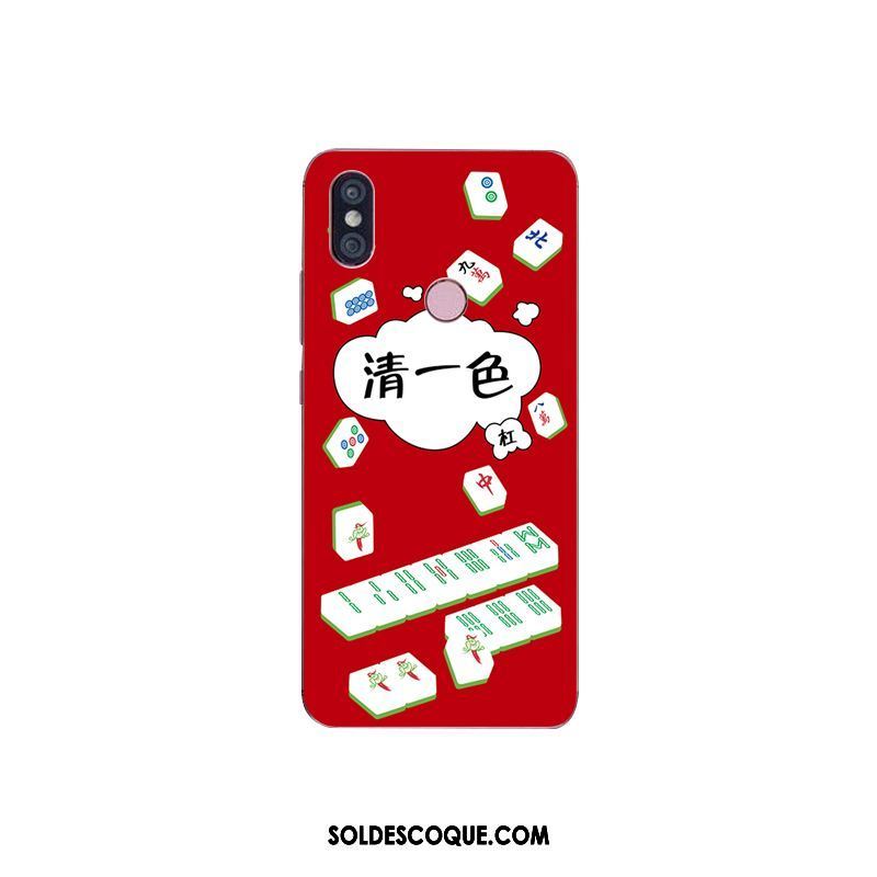 Coque Xiaomi Mi Max 3 Incassable Créatif Tendance Étui Rouge En Ligne
