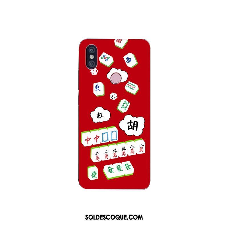 Coque Xiaomi Mi Max 3 Incassable Créatif Tendance Étui Rouge En Ligne