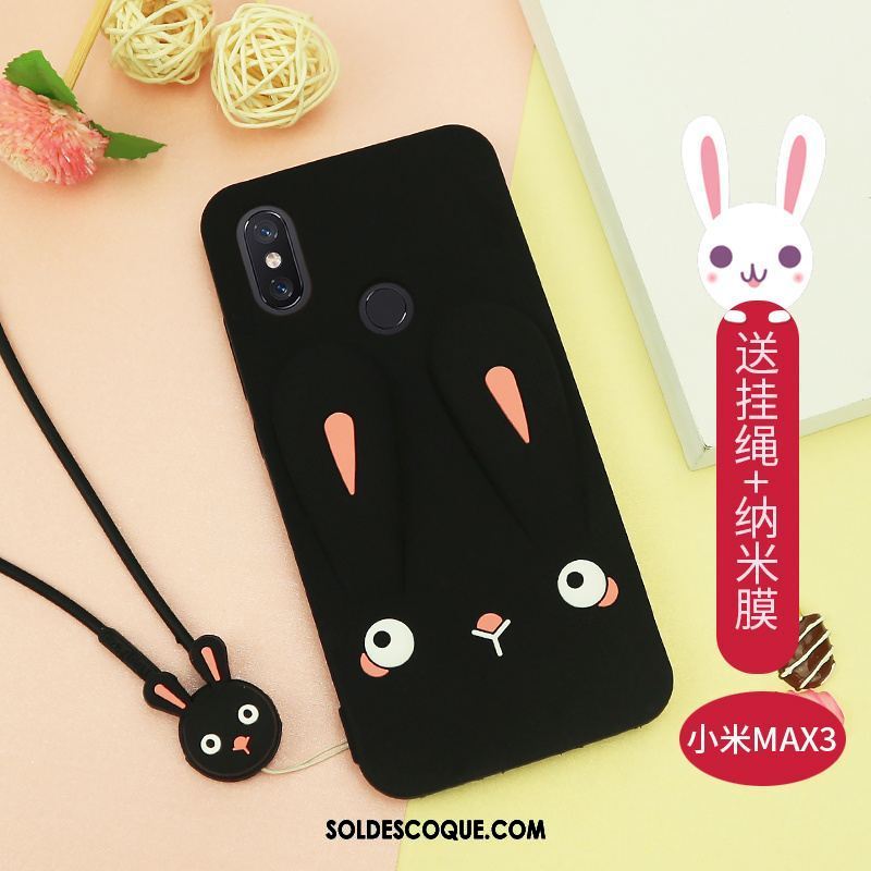 Coque Xiaomi Mi Max 3 Incassable Net Rouge Nouveau Dessin Animé Téléphone Portable Soldes