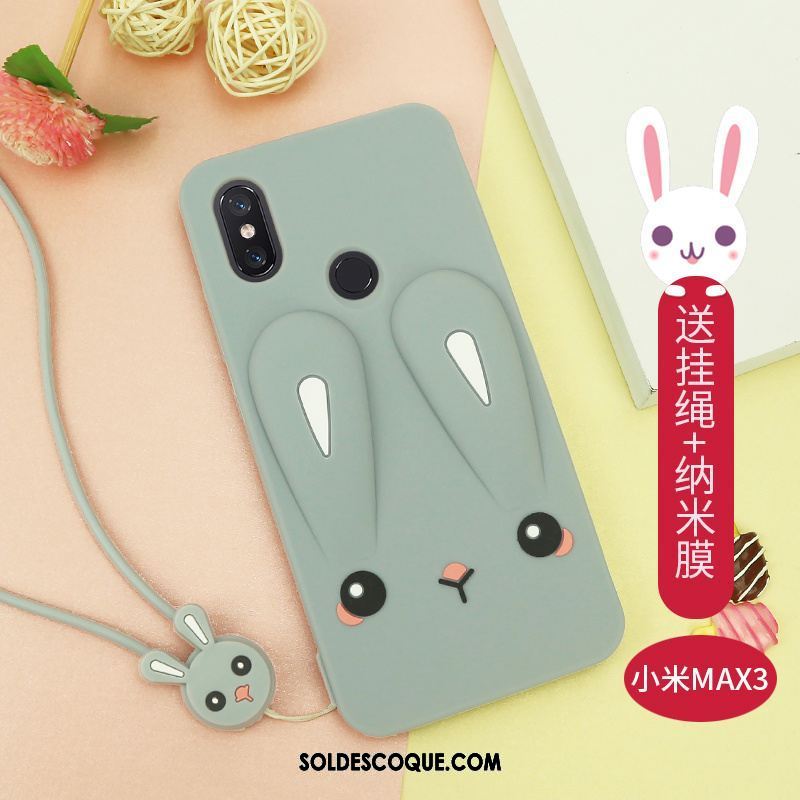 Coque Xiaomi Mi Max 3 Incassable Net Rouge Nouveau Dessin Animé Téléphone Portable Soldes