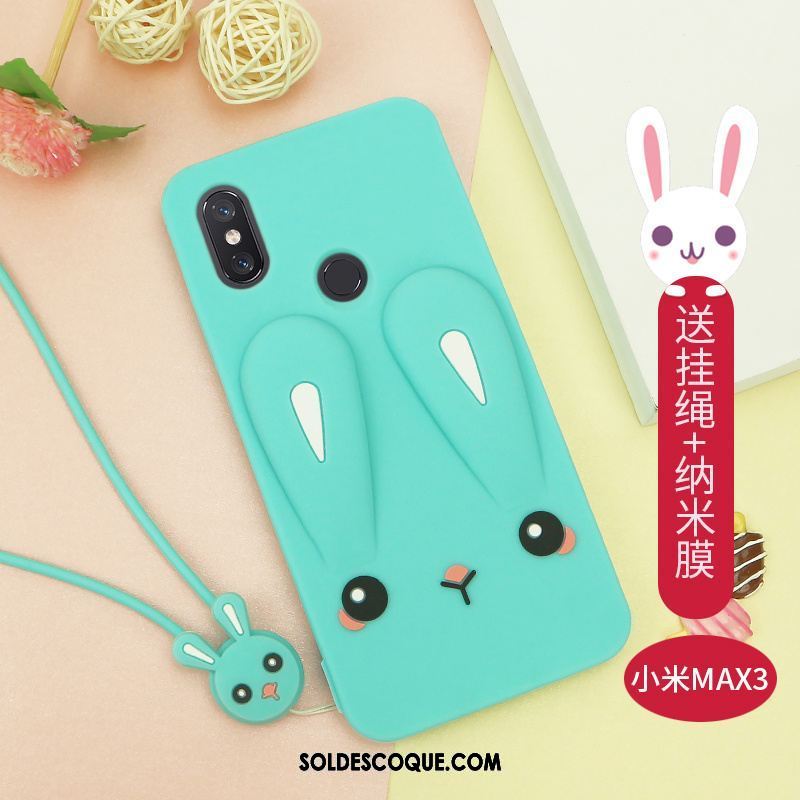 Coque Xiaomi Mi Max 3 Incassable Net Rouge Nouveau Dessin Animé Téléphone Portable Soldes