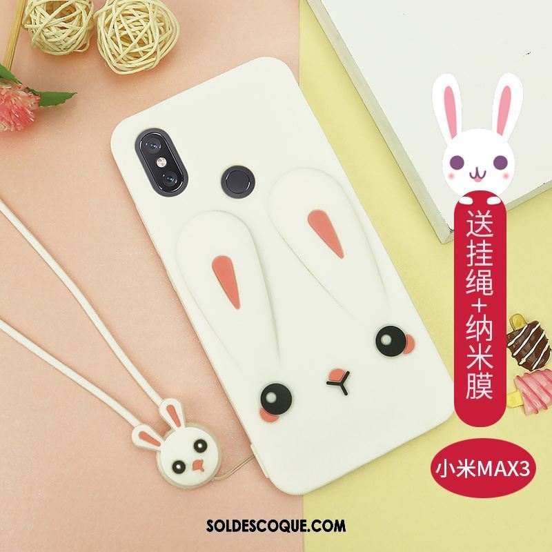 Coque Xiaomi Mi Max 3 Incassable Net Rouge Nouveau Dessin Animé Téléphone Portable Soldes