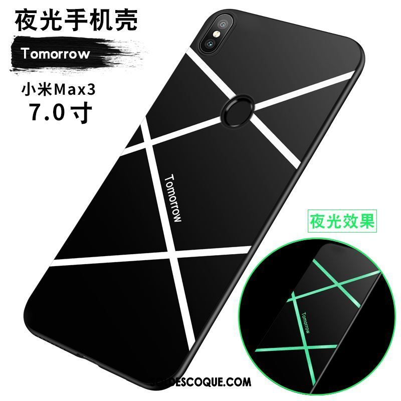 Coque Xiaomi Mi Max 3 Lumineuses Personnalité Étui Nouveau Amoureux Housse Soldes