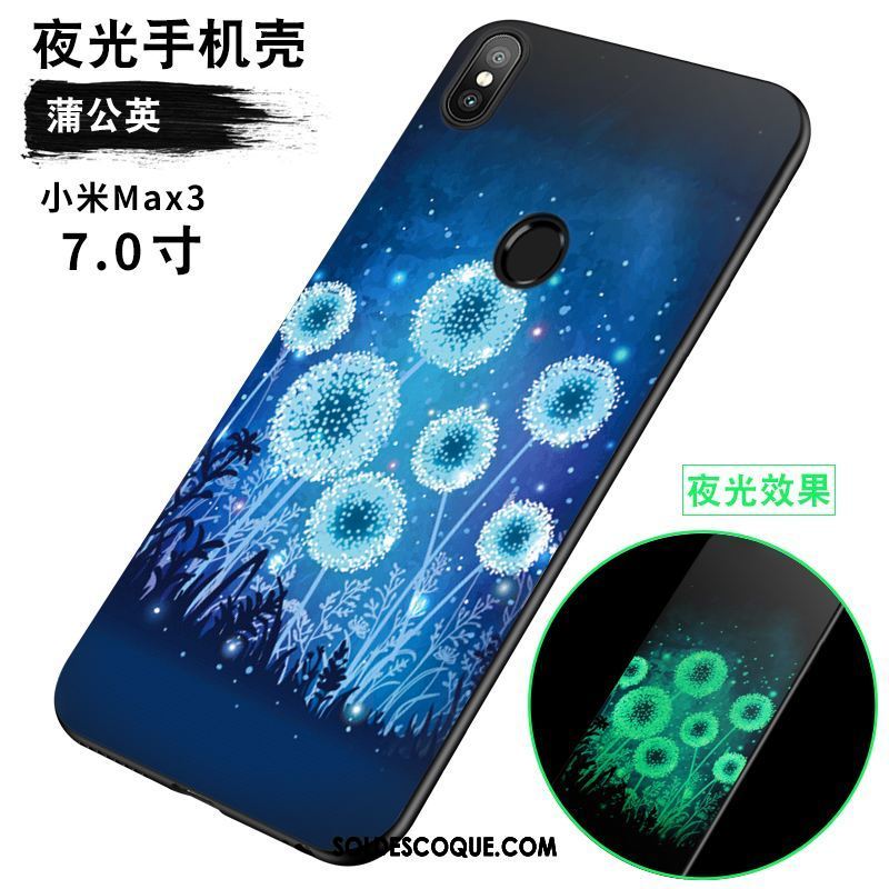 Coque Xiaomi Mi Max 3 Lumineuses Personnalité Étui Nouveau Amoureux Housse Soldes