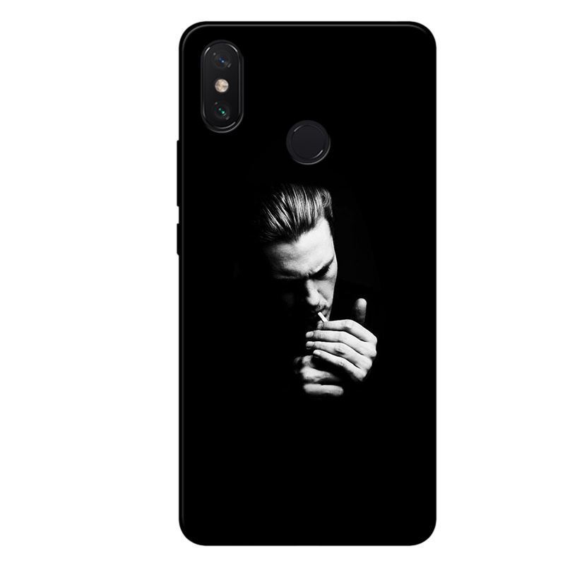 Coque Xiaomi Mi Max 3 Noir Fluide Doux Étui Incassable Protection Pas Cher