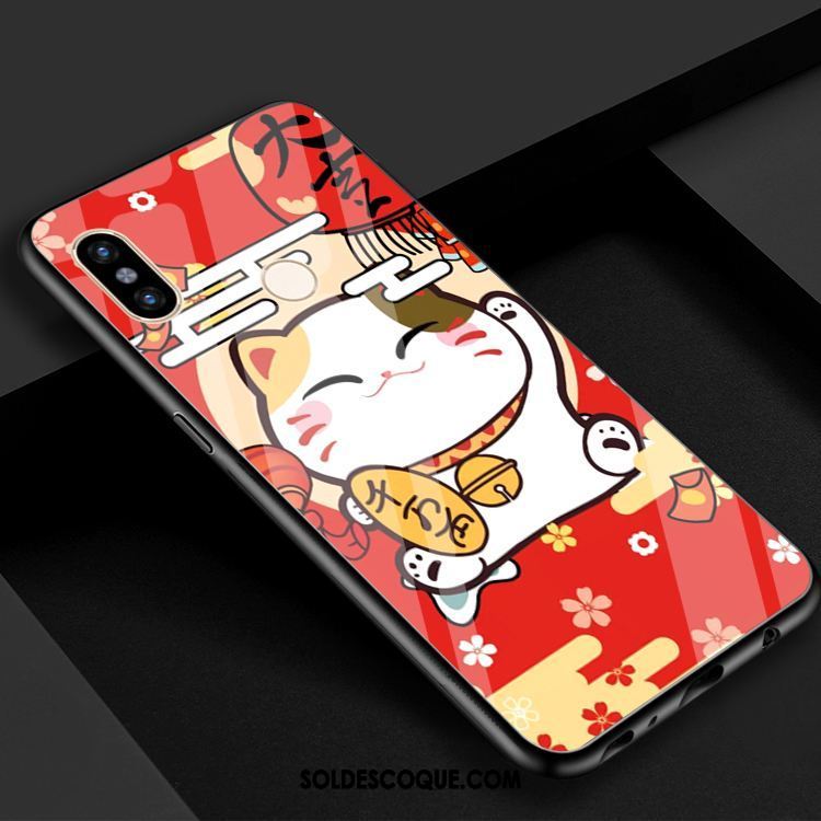 Coque Xiaomi Mi Max 3 Petit Téléphone Portable Rouge Charmant Richesse En Vente