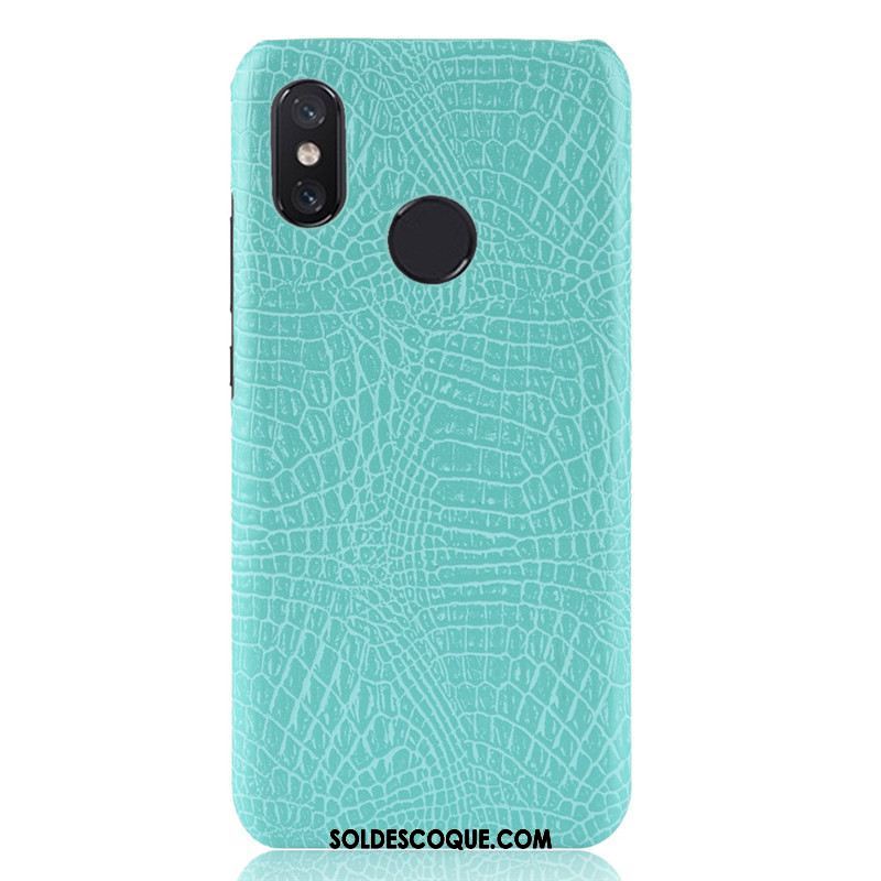 Coque Xiaomi Mi Max 3 Petit Étui Difficile Crocodile Modèle Orange Pas Cher