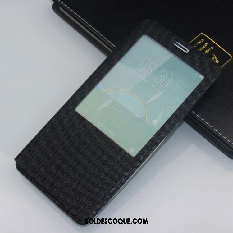 Coque Xiaomi Mi Max 3 Petit Étui En Cuir Protection Fluide Doux Noir En Ligne