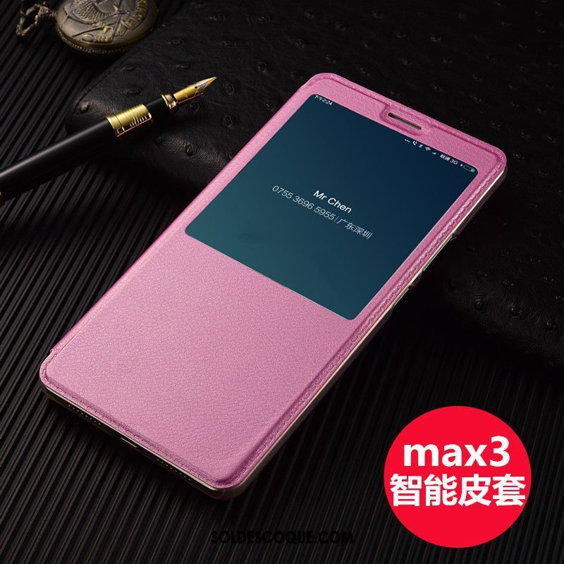 Coque Xiaomi Mi Max 3 Rose Petit Étui Téléphone Portable Protection Pas Cher