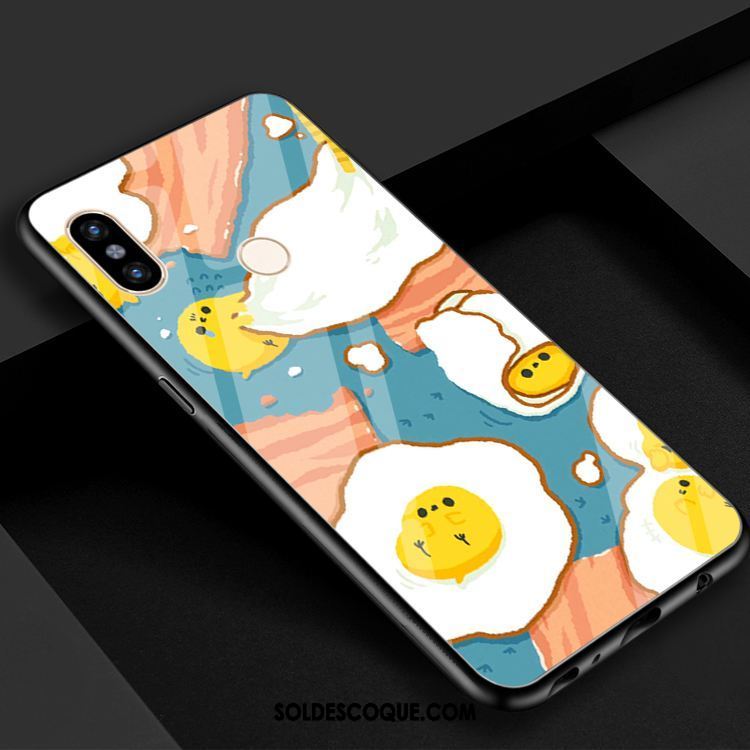 Coque Xiaomi Mi Max 3 Rouge Protection Dessin Animé Charmant Verre En Vente