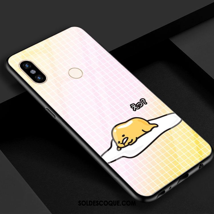 Coque Xiaomi Mi Max 3 Rouge Protection Dessin Animé Charmant Verre En Vente