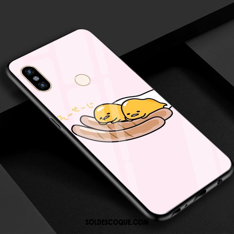 Coque Xiaomi Mi Max 3 Rouge Protection Dessin Animé Charmant Verre En Vente