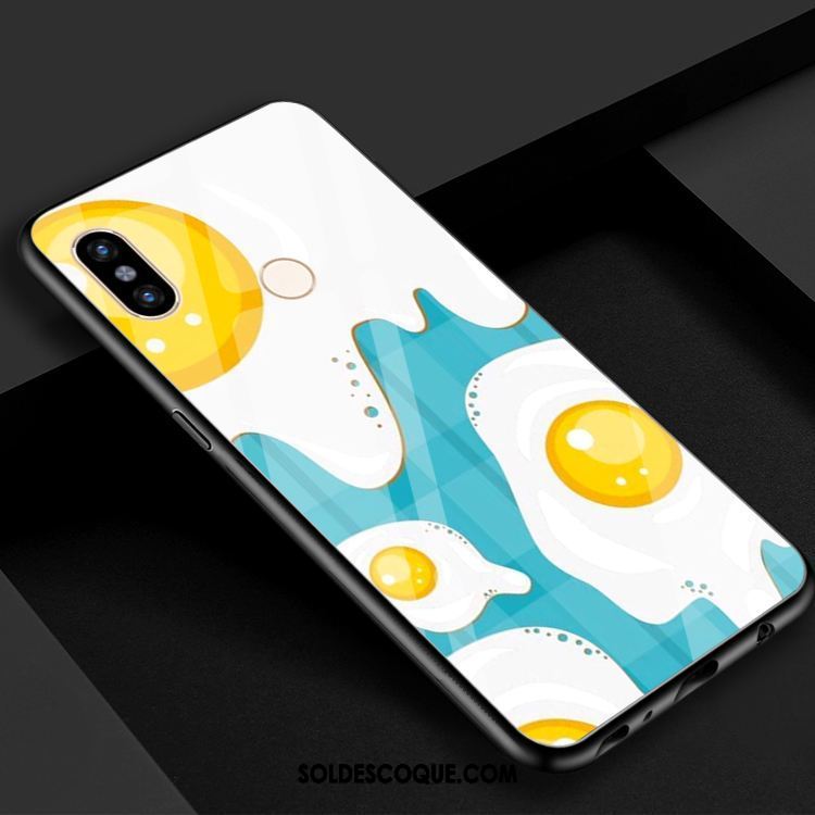 Coque Xiaomi Mi Max 3 Rouge Protection Dessin Animé Charmant Verre En Vente