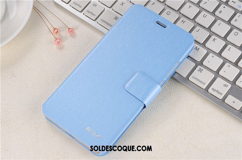 Coque Xiaomi Mi Max 3 Tout Compris Étui En Cuir Petit Personnalité Bleu Marin Soldes