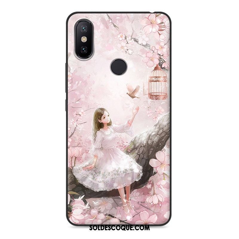 Coque Xiaomi Mi Max 3 Téléphone Portable Noir Fluide Doux Tendance Petit En Ligne