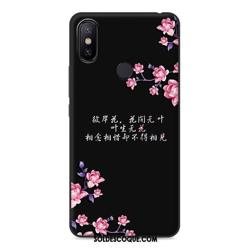 Coque Xiaomi Mi Max 3 Téléphone Portable Noir Fluide Doux Tendance Petit En Ligne