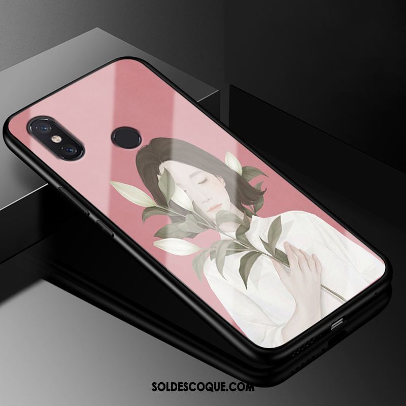 Coque Xiaomi Mi Max 3 Verre Trempé Multicolore Incassable Étui Frais Pas Cher