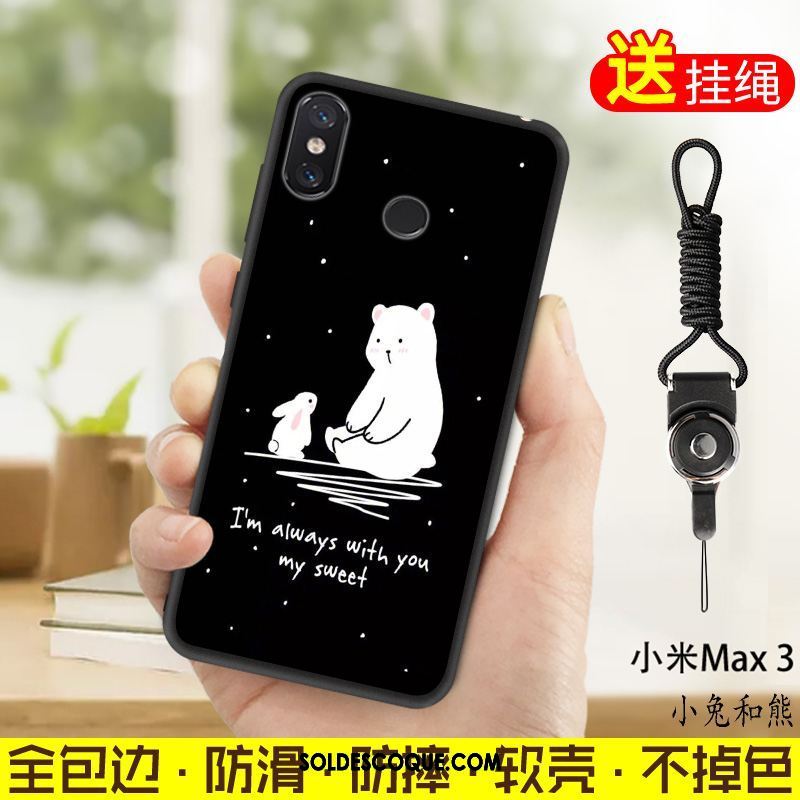 Coque Xiaomi Mi Max 3 Étui Fluide Doux Petit Vert Téléphone Portable Soldes