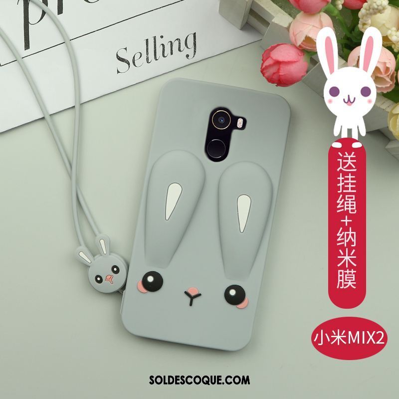 Coque Xiaomi Mi Mix 2 Créatif Charmant Petit Personnalité Silicone En Vente