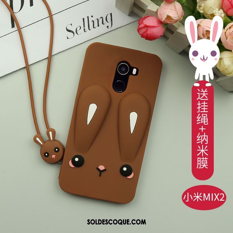 Coque Xiaomi Mi Mix 2 Créatif Charmant Petit Personnalité Silicone En Vente