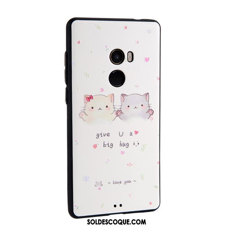 Coque Xiaomi Mi Mix 2 Dessin Animé Vert Petit Étui Téléphone Portable Pas Cher