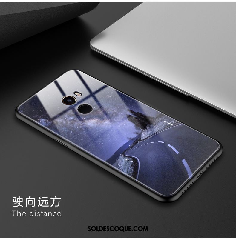 Coque Xiaomi Mi Mix 2 Difficile Noir Étui Créatif Transparent France