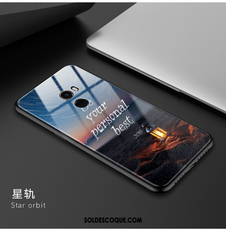 Coque Xiaomi Mi Mix 2 Difficile Noir Étui Créatif Transparent France