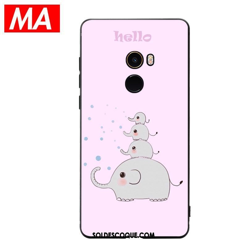 Coque Xiaomi Mi Mix 2 Fluide Doux Protection Personnalité Téléphone Portable Dessin Animé Pas Cher