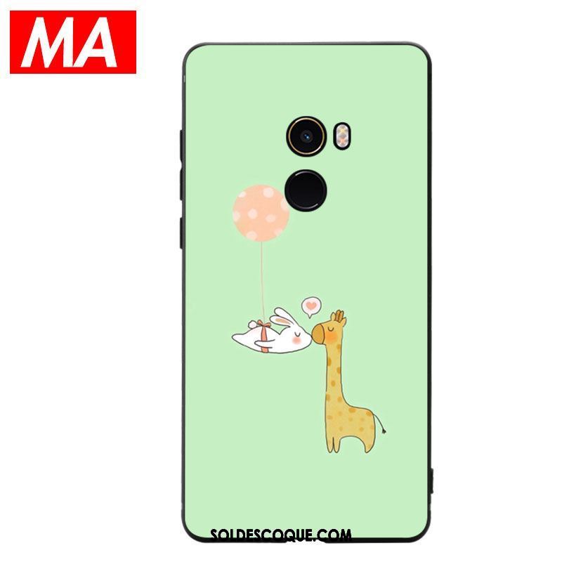 Coque Xiaomi Mi Mix 2 Fluide Doux Protection Personnalité Téléphone Portable Dessin Animé Pas Cher