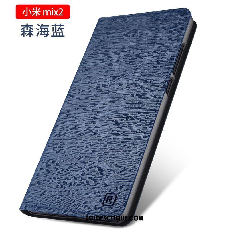 Coque Xiaomi Mi Mix 2 Personnalité Très Mince Téléphone Portable Noir Tout Compris Housse Soldes