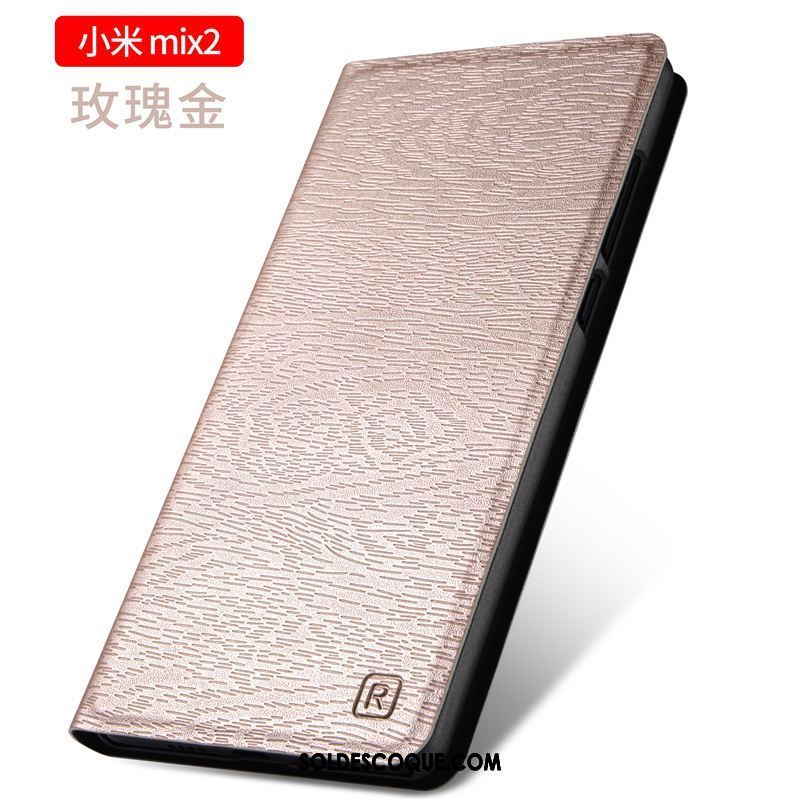 Coque Xiaomi Mi Mix 2 Personnalité Très Mince Téléphone Portable Noir Tout Compris Housse Soldes