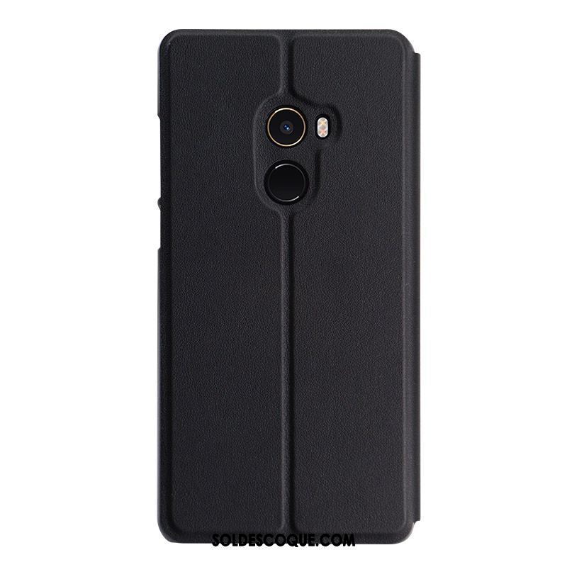 Coque Xiaomi Mi Mix 2 Réveillez-vous Petit Protection Noir Clamshell Soldes