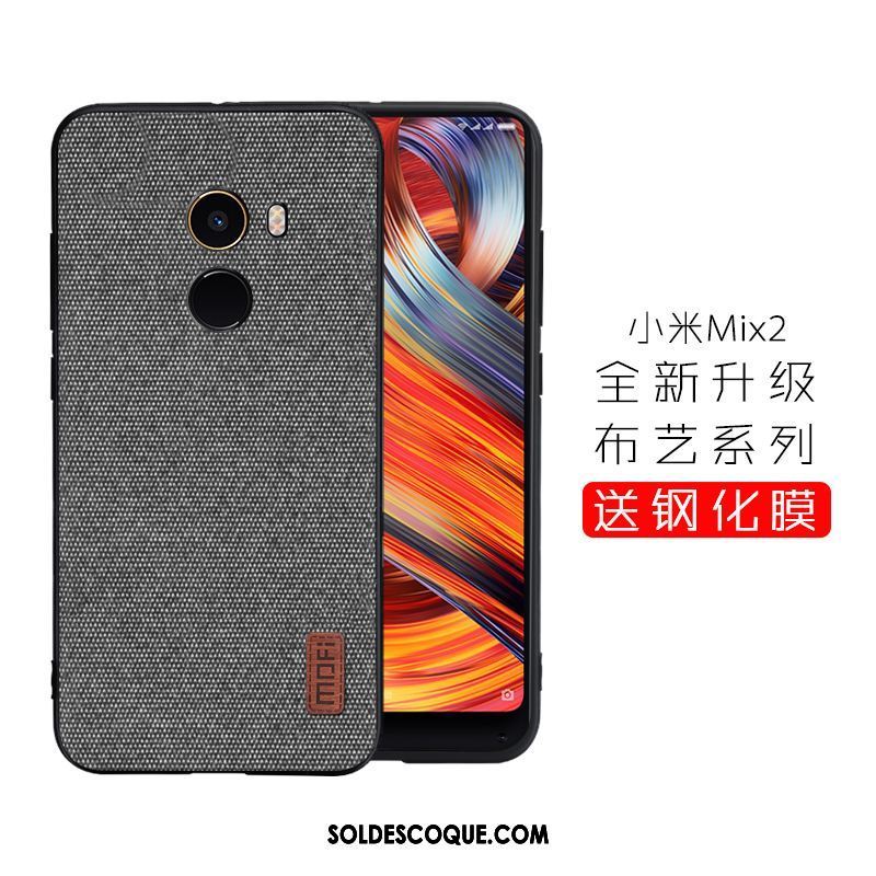 Coque Xiaomi Mi Mix 2 Tissu Protection Fluide Doux Incassable Petit Soldes