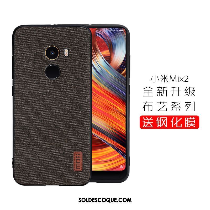 Coque Xiaomi Mi Mix 2 Tissu Protection Fluide Doux Incassable Petit Soldes