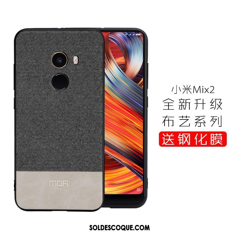 Coque Xiaomi Mi Mix 2 Tissu Protection Fluide Doux Incassable Petit Soldes