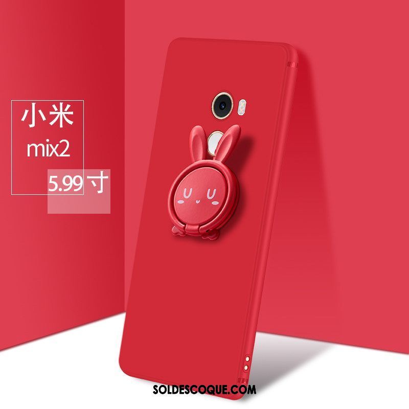 Coque Xiaomi Mi Mix 2 Tout Compris Rouge Petit Protection Créatif Pas Cher