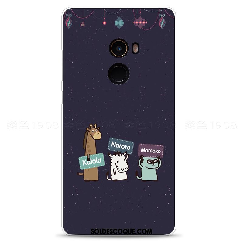 Coque Xiaomi Mi Mix 2 Téléphone Portable Fluide Doux Personnalité Créatif Univers Pas Cher