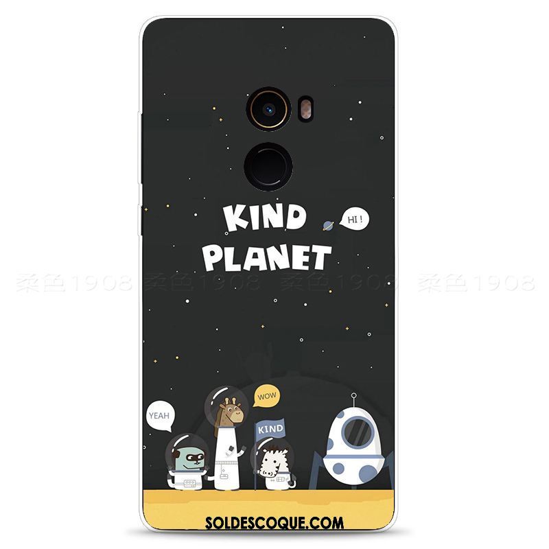 Coque Xiaomi Mi Mix 2 Téléphone Portable Fluide Doux Personnalité Créatif Univers Pas Cher