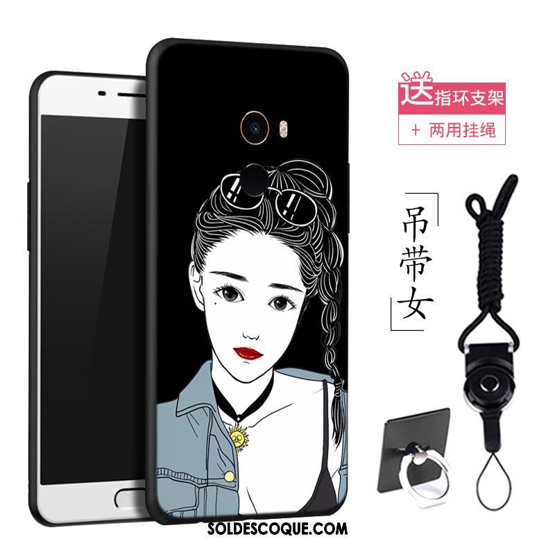 Coque Xiaomi Mi Mix 2 Téléphone Portable Incassable Fluide Doux Personnalité Marque De Tendance Housse Soldes