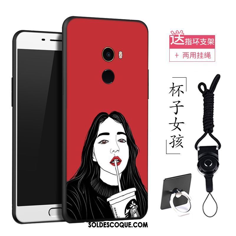 Coque Xiaomi Mi Mix 2 Téléphone Portable Incassable Fluide Doux Personnalité Marque De Tendance Housse Soldes